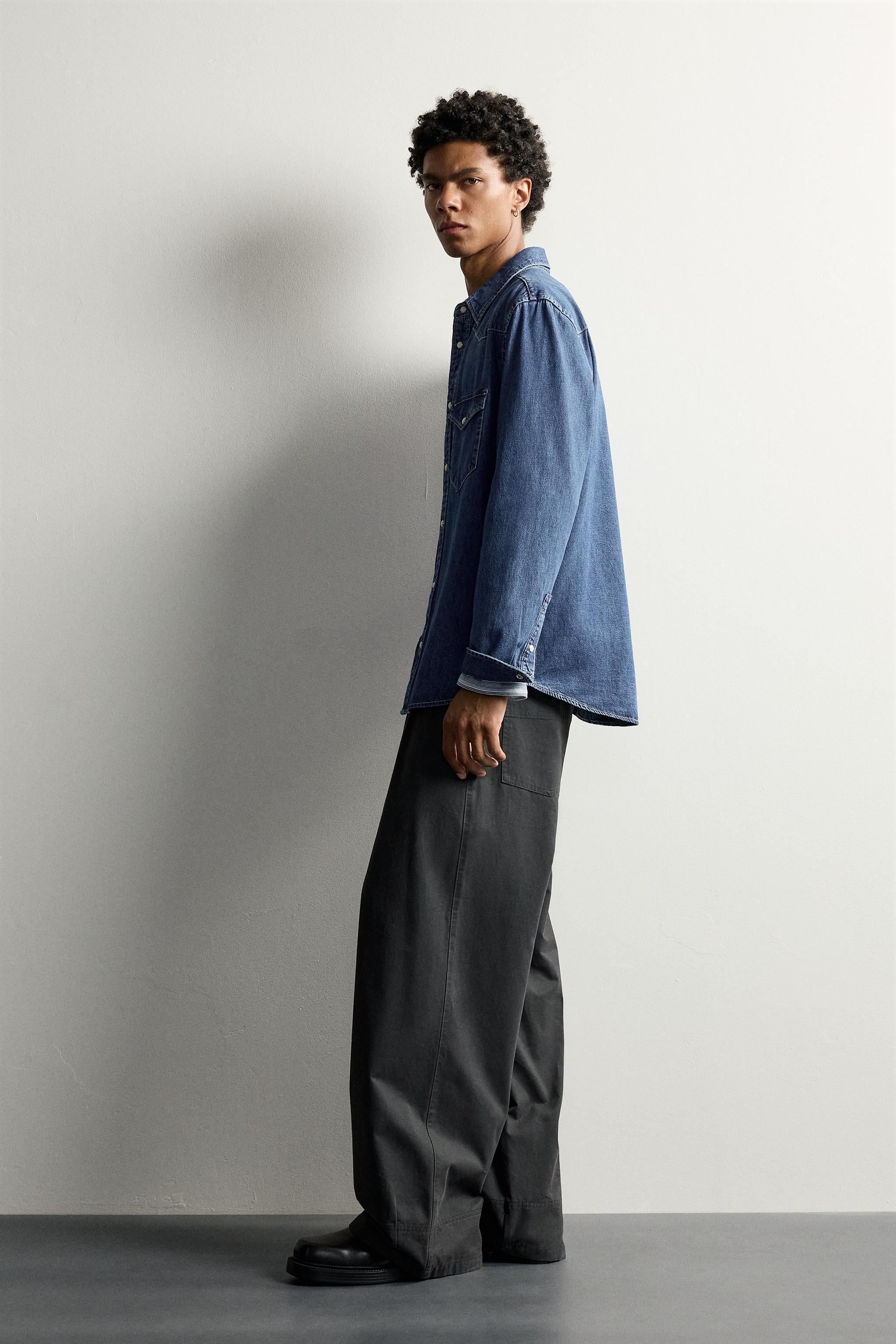 CHEMISE WESTERN DENIM REGULAR FIT